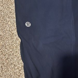 dance studio mid rise cropped pant size 0 color: navy